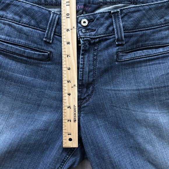 Ariat Women's Jeans 34R Blue Med Rise Bootcut Trousers Western Dark Wash 36x32 - Picture 5 of 11